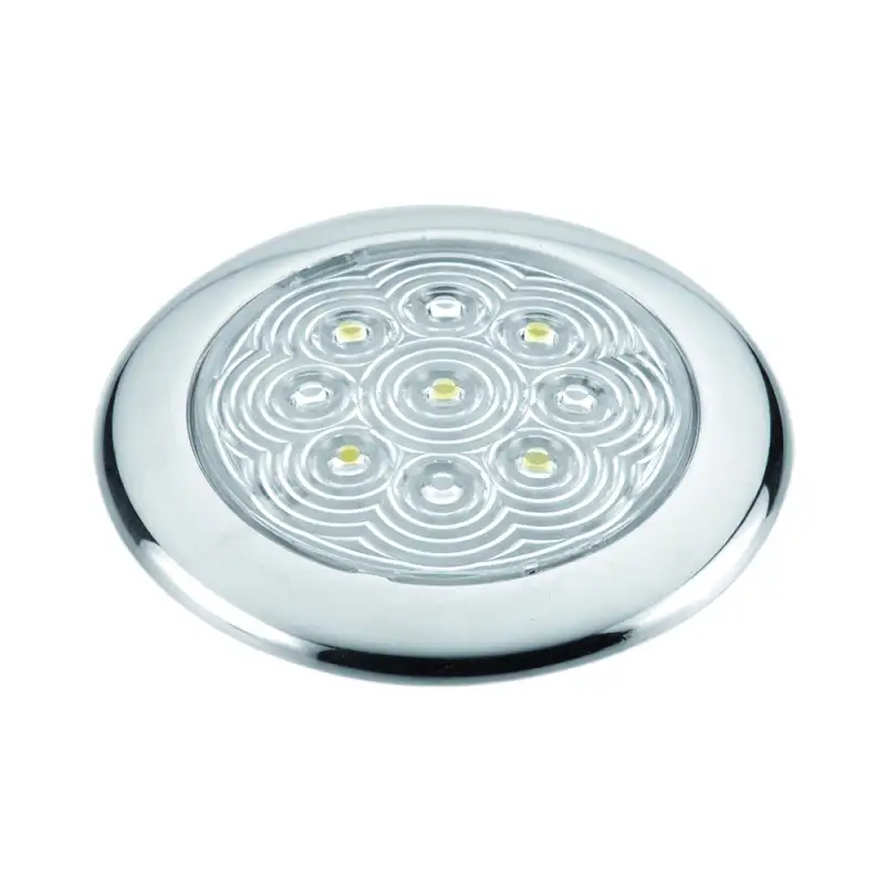 A.A.A. Plafoniera inox a 5 led ø mm.94x11h