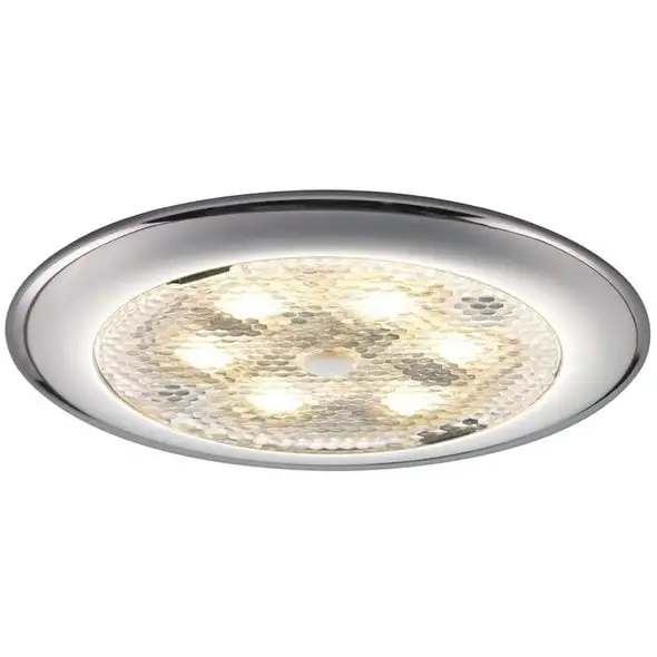 Plafoniera LED Procion nichel con interruttore