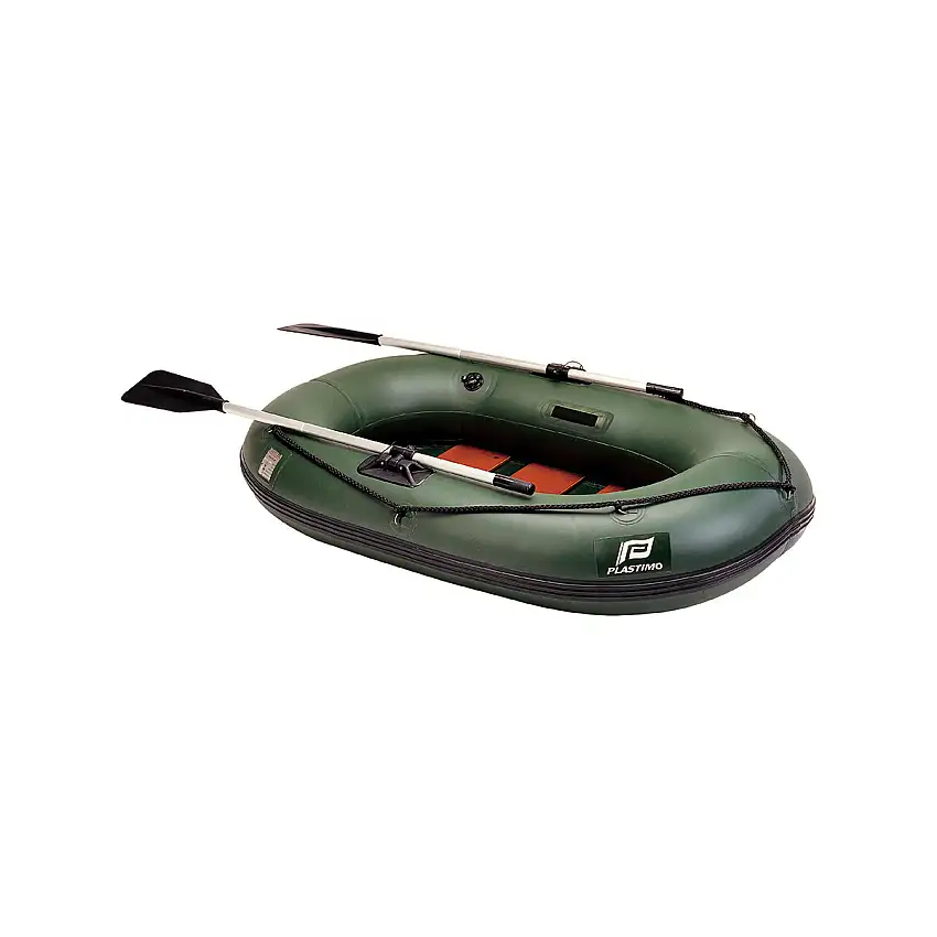 Plastimo Gommone FISH con fondo a doghe, lunghezza 1,80 m, verde