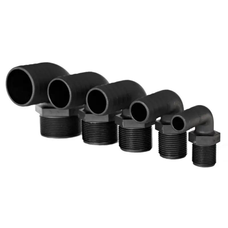 Trudesign Portagomma nero 90° filett 3/4 19mm