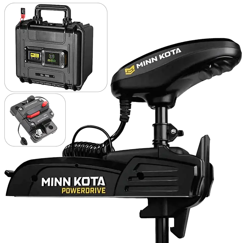 POWERDRIVE 45 Lbs motore anteriore + valigetta BSR Eco 12V