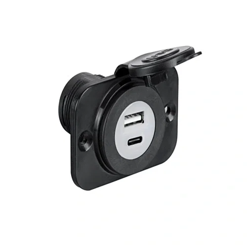 PRESA USB E PRESA C PER CAVETTO