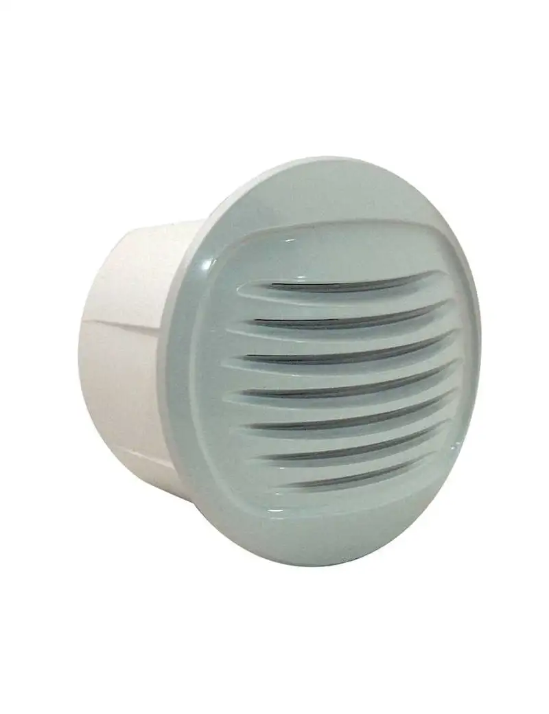 Tromba Tonda ad Incasso ABS Bianco