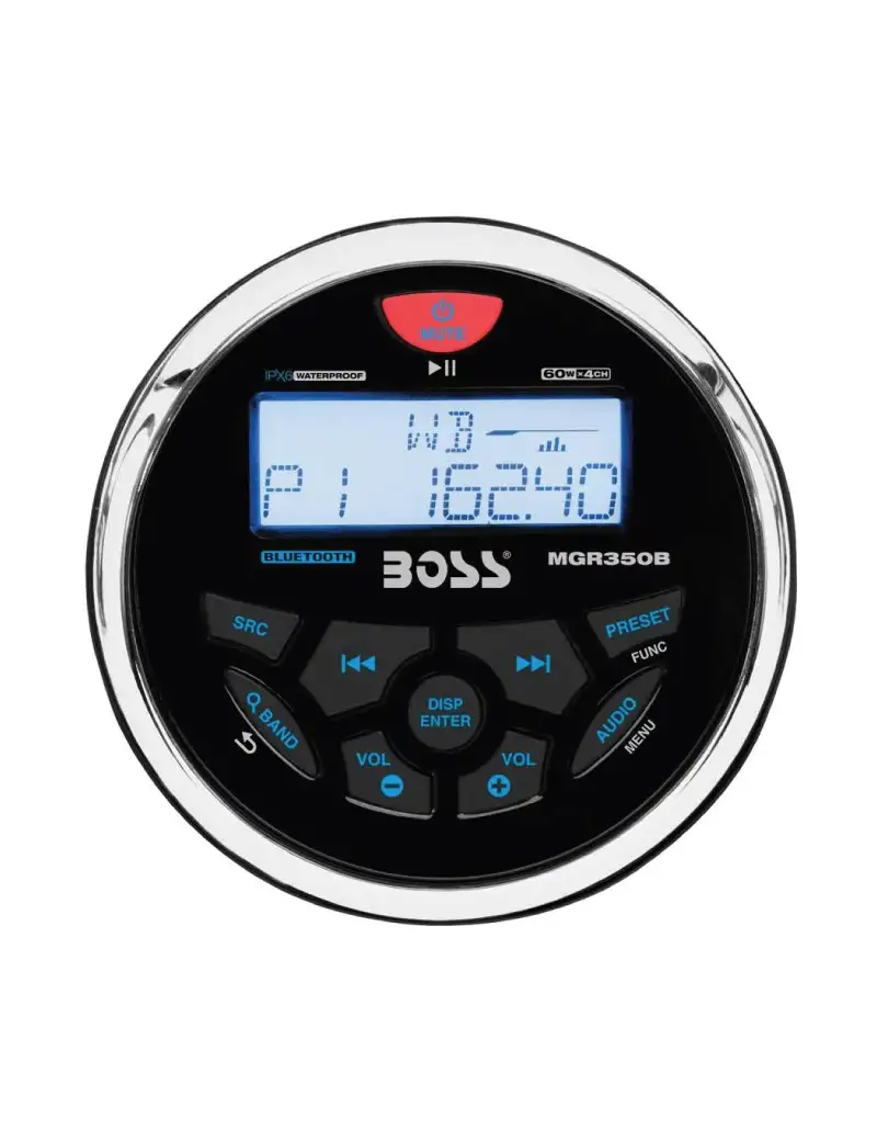 Boss Marine MGR350B Stereo Bluetooth