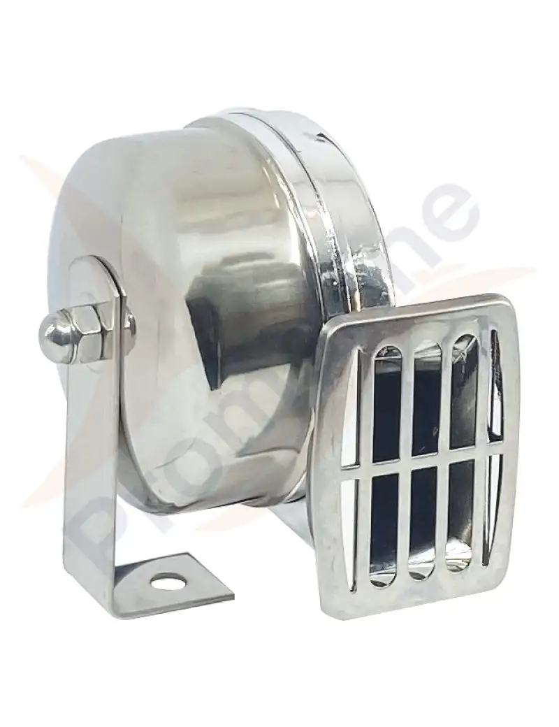 Tromba Chiocciola ABS Cromata Alta Potenza 12V