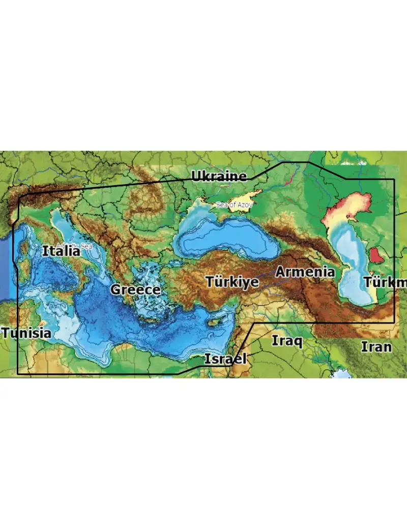 C-Map Reveal M-EM-Y111-MS Mediterraneo Sud Est