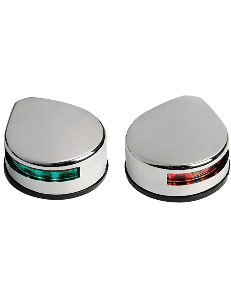 Evoled coppia Luci di Via Led 12v Inox 81x96x H34mm