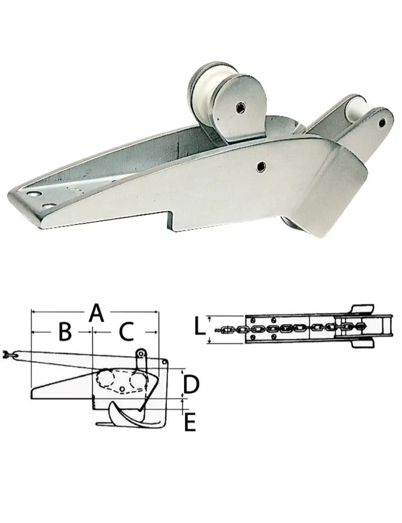 Musone Alluminio a Ribalta Max 15Kg 410x95mm