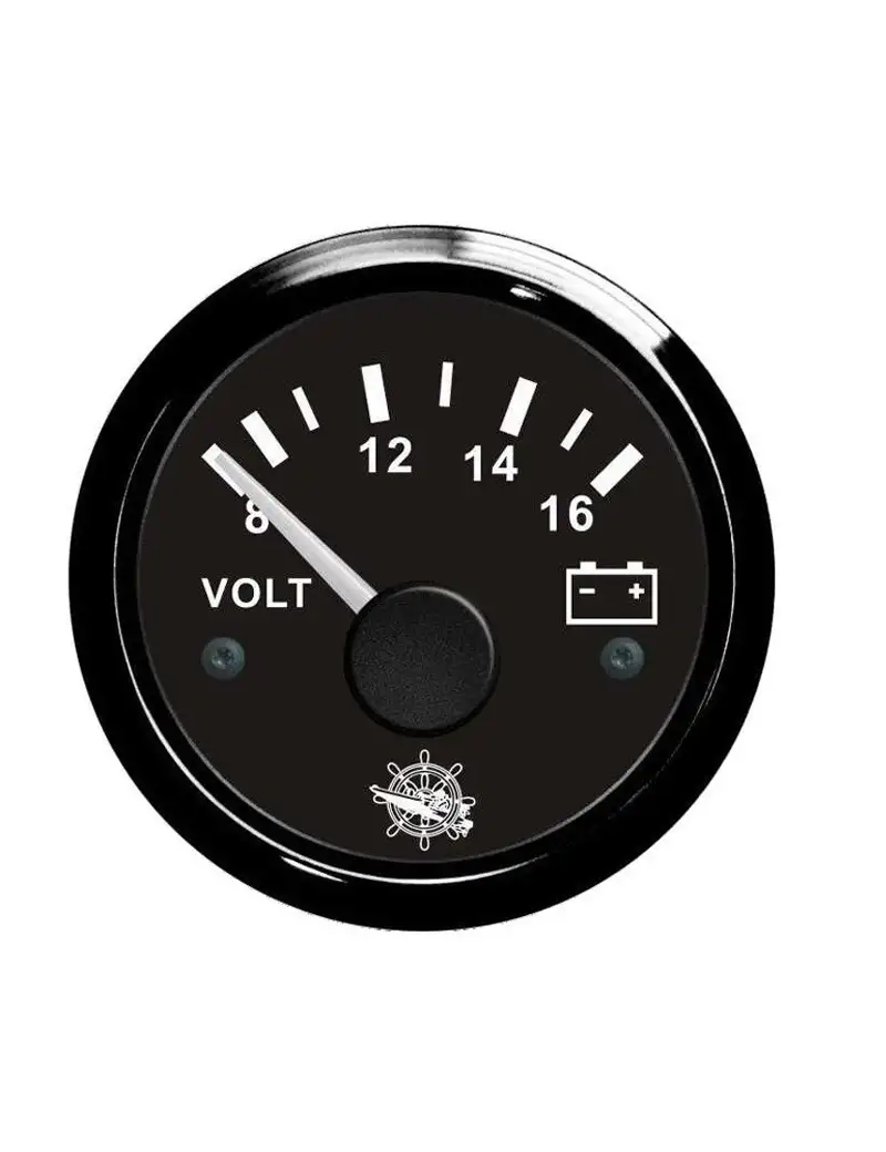 Osculati Voltometro 8/16V Nero