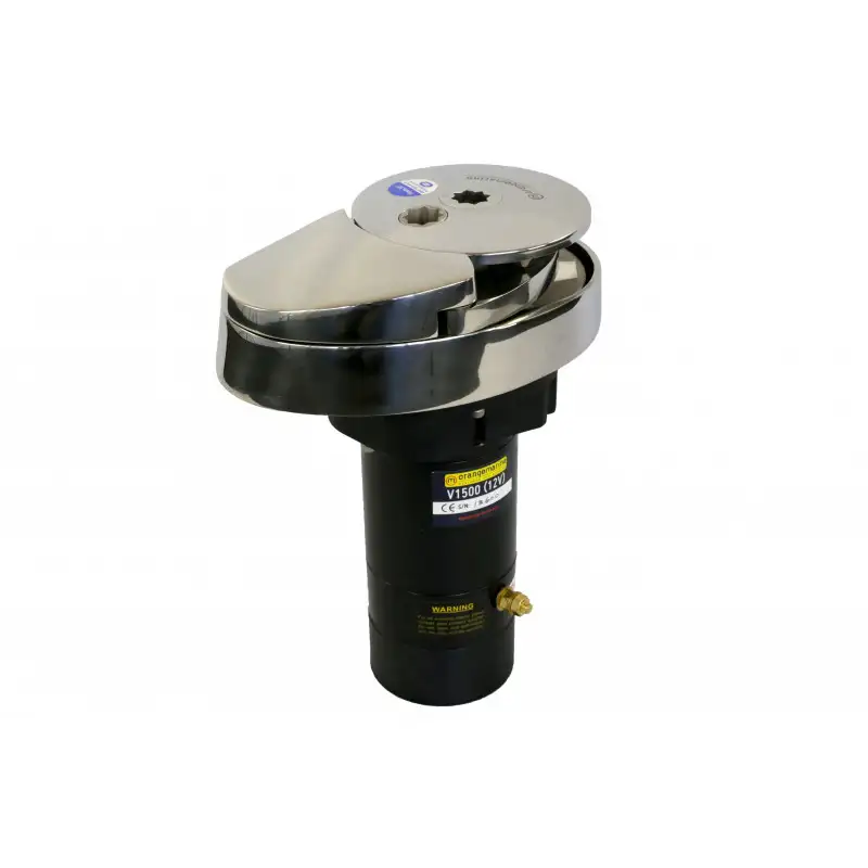 Salpa ancora verticale 1500 W senza campana in inox - 10 mm ISO