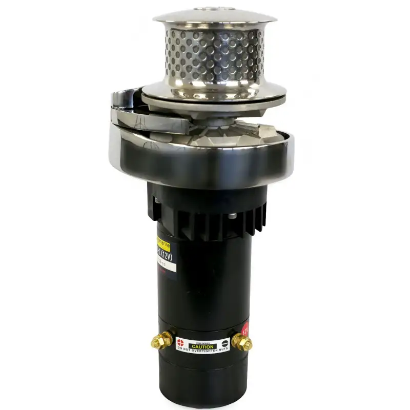 Salpa ancora verticale 700 W con campana in alluminio - 6 mm DIN/ISO