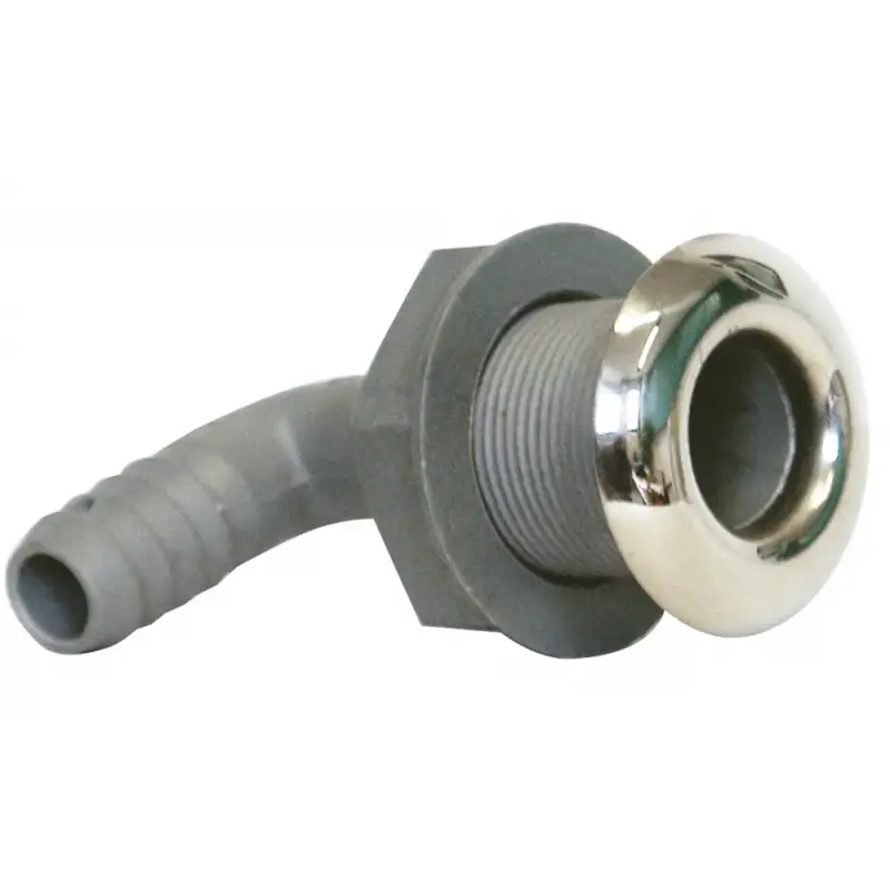 Scarico pvc – inox curvo ø mm 19