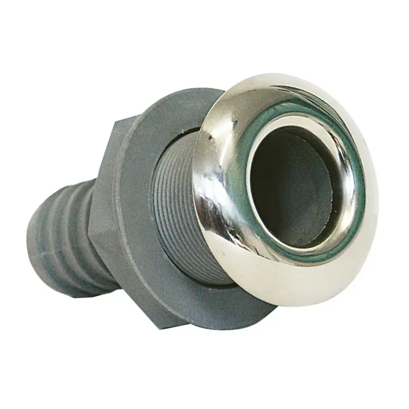 Scarico a mare dritto pvc – inox ø mm 16