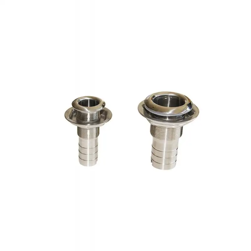 Scarico a mare inox con ptg ø mm 19