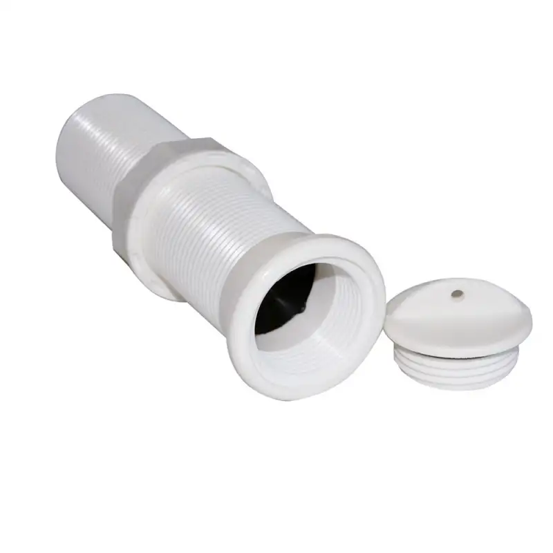 Scarico a mare nylon bianco