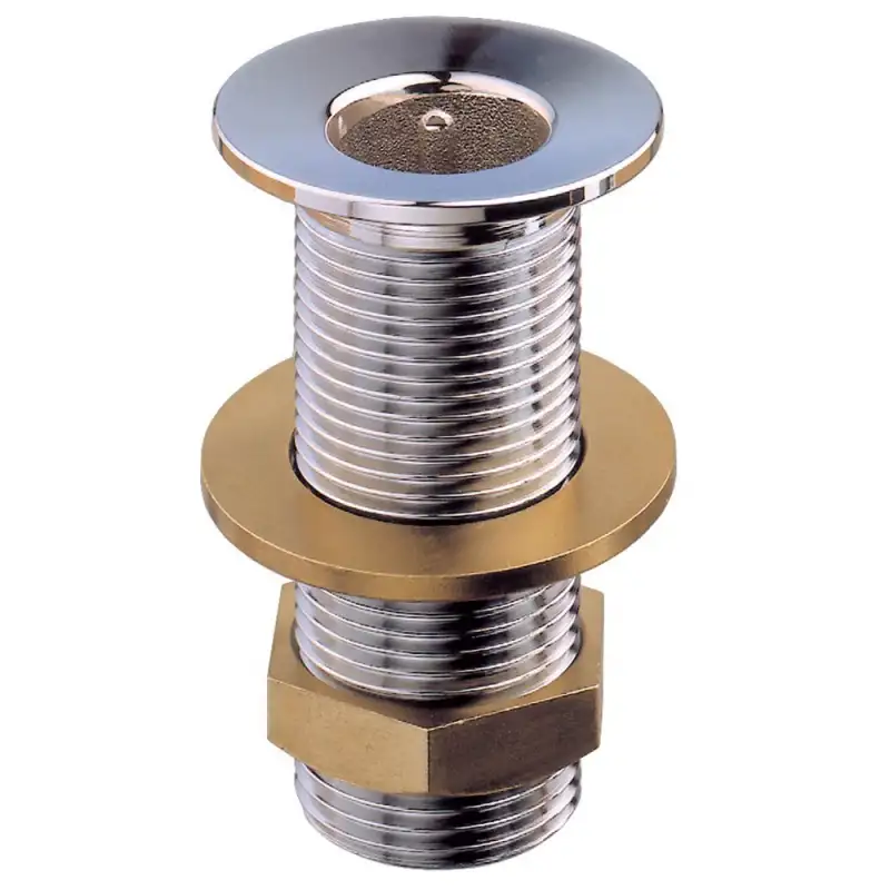Scarico a mare cromato pozzetto 3/8 in ottone