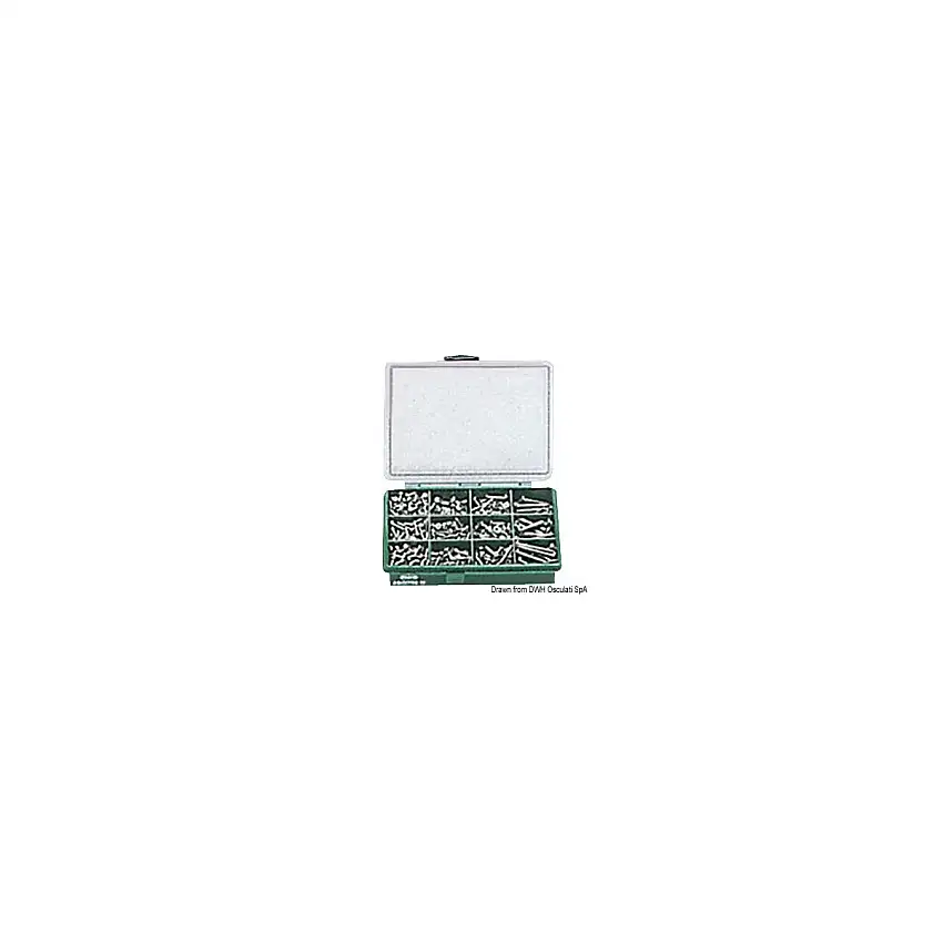 Scatola di viti compatta 390 pz