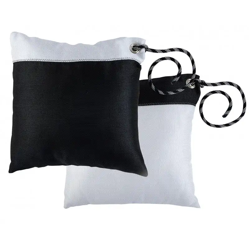 Set 2 cuscini nero/bianco