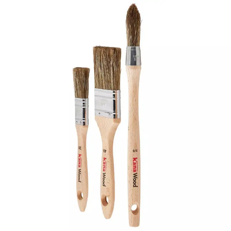 Set di 3 pennelli per vernice