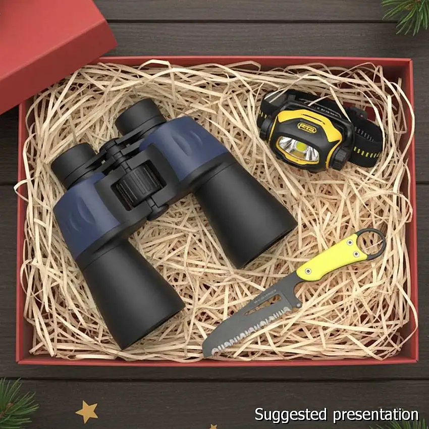 SKPPER Set: Binocolo, lampada & coltello
