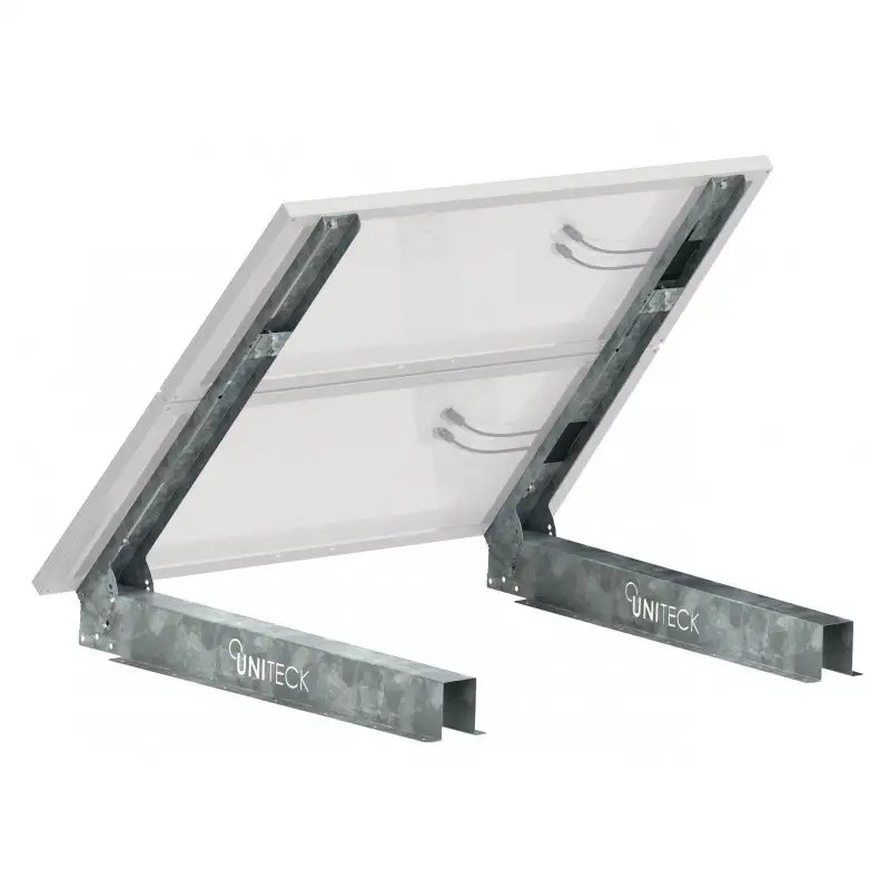 Supporto per fissaggio pannelli solari su superfici piane Unifix 300B - UNITECK