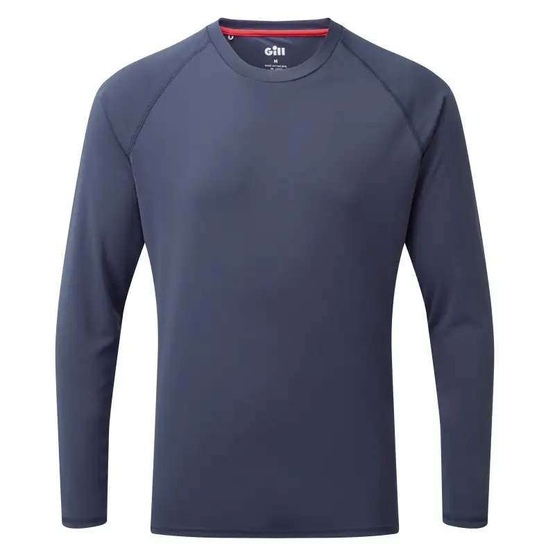 Maglia maniche lunghe protezione UV 50+ uomo GILL - blu oceano