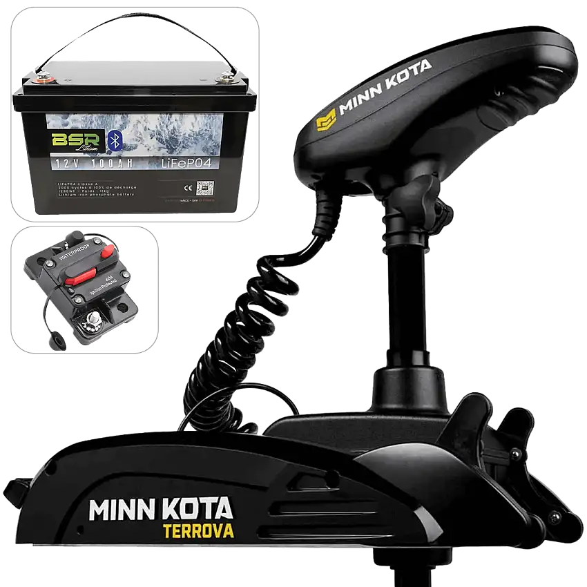 TERROVA 55 Lbs GPS motore anteriore + batteria da 12 V BSR
