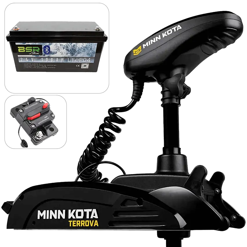 TERROVA 80 Lbs GPS motore anteriore + batteria 24V BSR