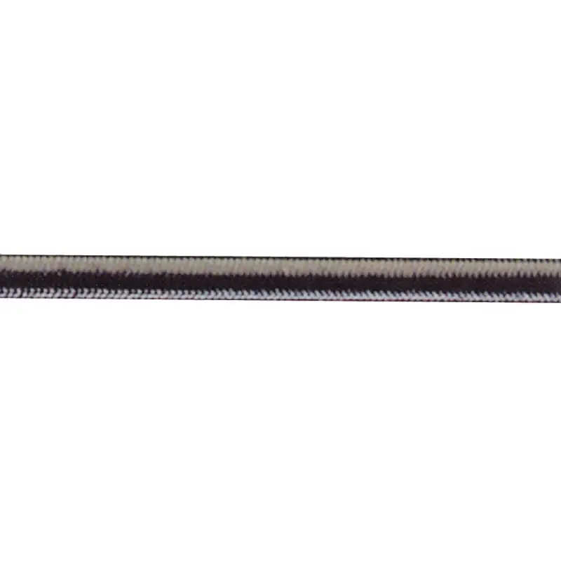 Treccia elastica nera ø mm 6 mt 100