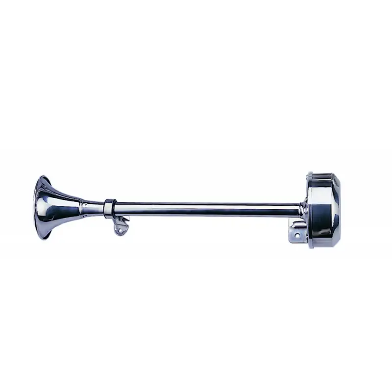 Tromba a cornetto acciaio inox 24v.