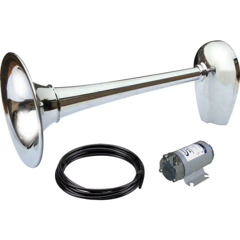 Tromba cromata 24v. 12/20mt