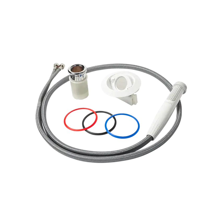 Twist Mk2 doccia a ponte bianca - con miscelatore