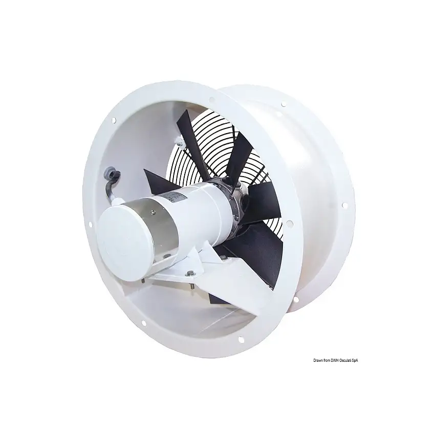 Ventilatore assiale 24 V 300 W 11 A flusso FA