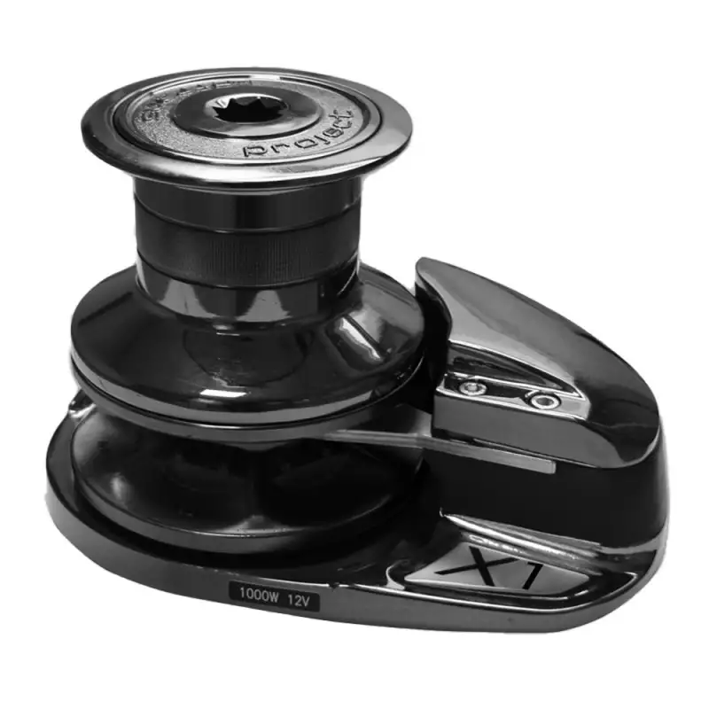 Verricello x2 nero 1000w con puleggia 8 mm catena - lofrans