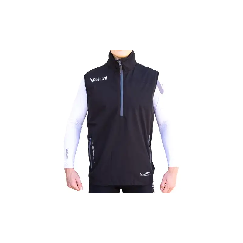 VDRY PERFORMANCE Giacca 1/2 zip Nero VAIKOBI