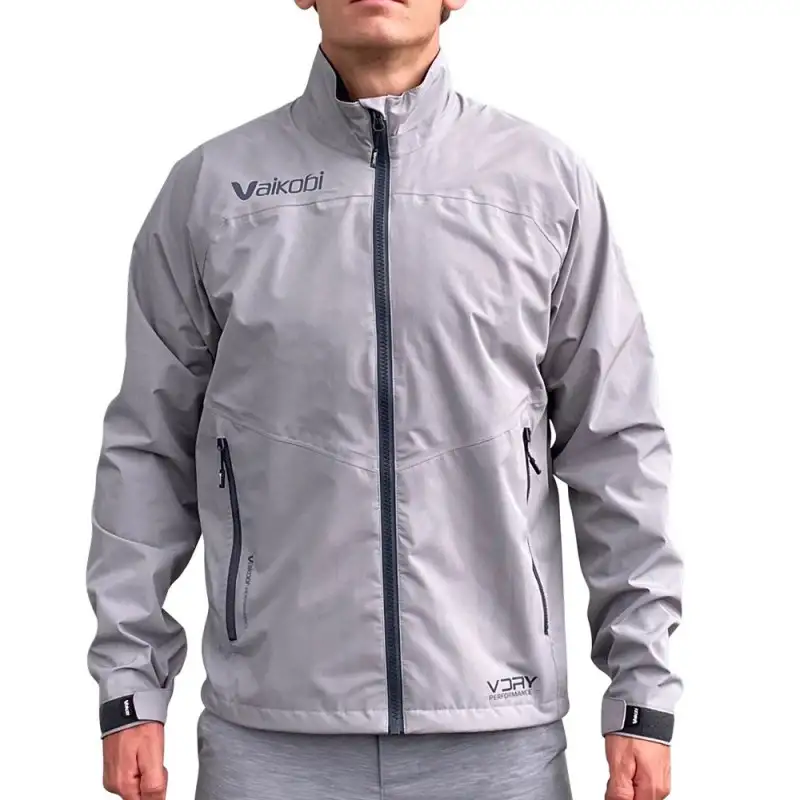 VDRY Giacca Zip grigia VAIKOBI