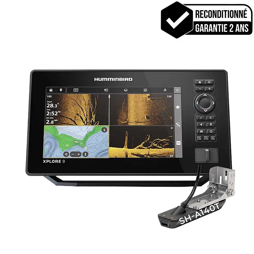 Xplore 9 MEGA SI+ + sonda di poppa - Ristrutturato