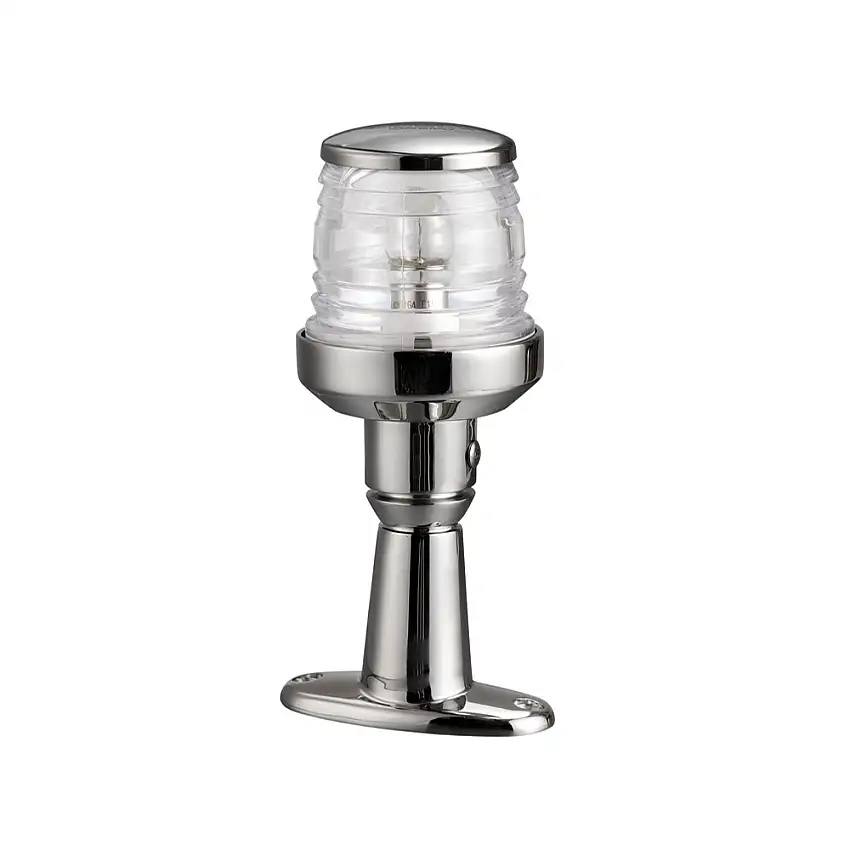 Fanale 360° 12v su Base Inox H165mm