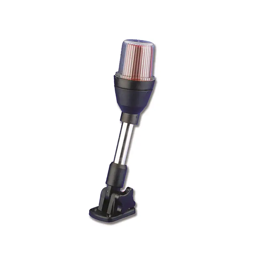 Fanale Via Rosso/Verde 360° 12v su Asta Abbattibile 24cm