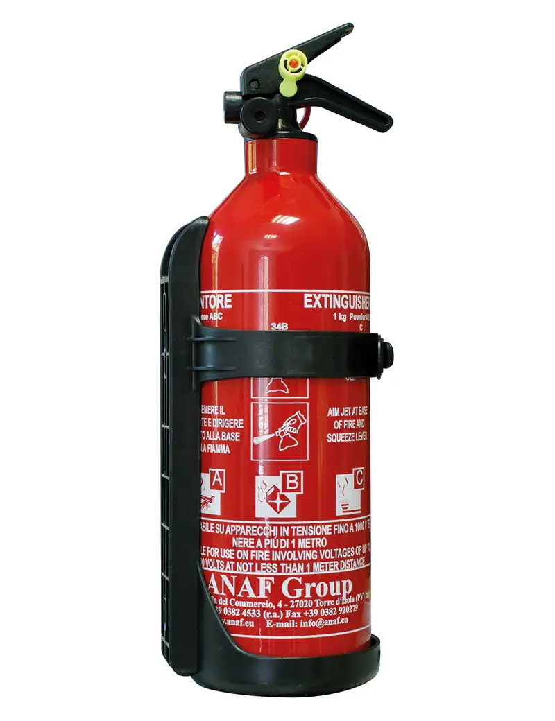 Estintore 1Kg Omologato A8/B34/C con Manometro