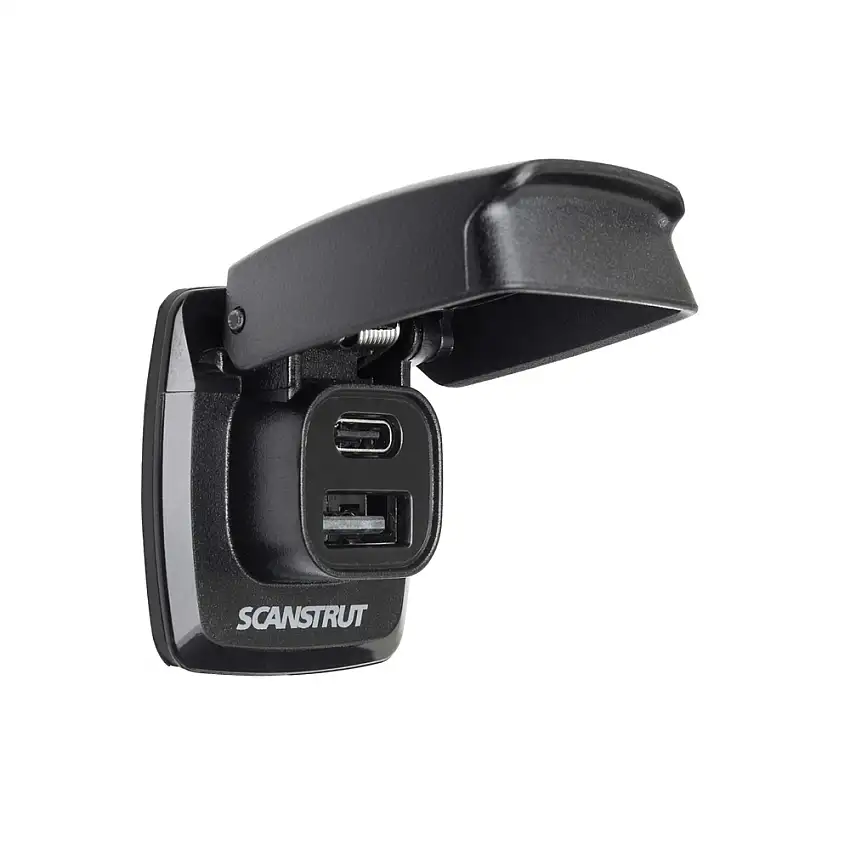 Scanstrut Flip Pro Presa USB-A + USB-C Stagna 12/24v