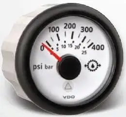 Indicatore Pressione Olio Trasmissione VDO Viewline