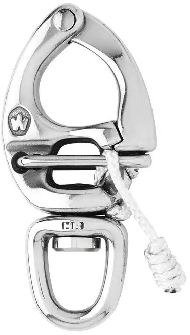 Grillo a scatto Wichard Regatta HR (High-Resistant) con occhiello girevole piccolo
