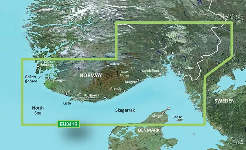 Garmin g3 BlueChart microSD/SD HXEU041R Oslo Skagerak Haugesund