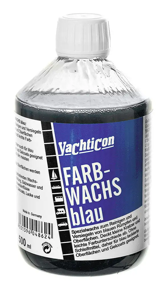 Colore cera blu 500 ml