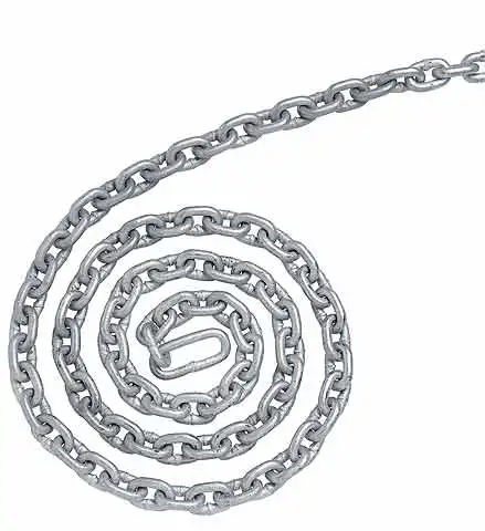 Catena di ancoraggio zincata a caldo