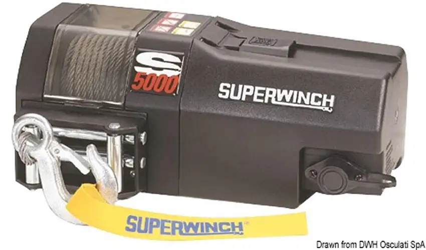 Argano Superwinch 2300 kg - 1600 W - 12 V