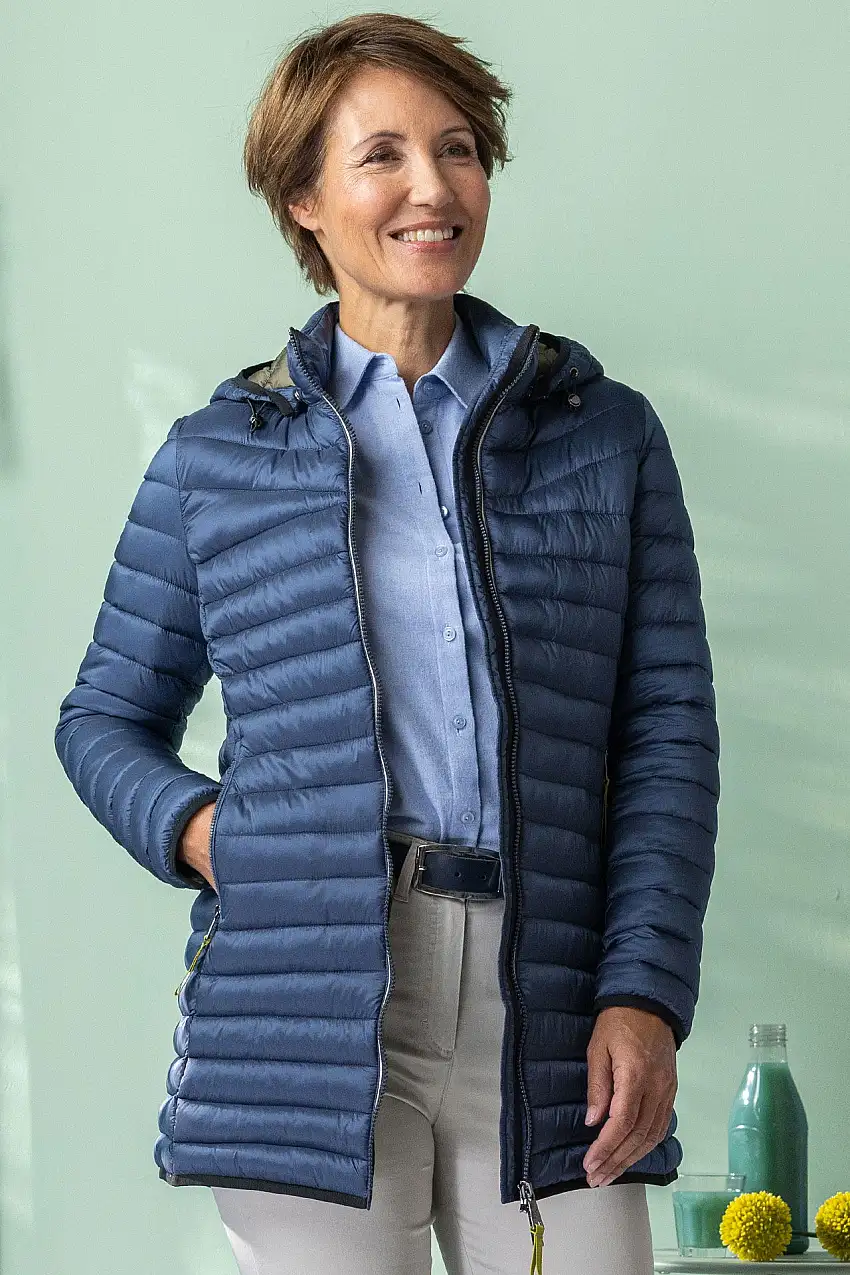 FuchsSchmitt giacca lunga trapuntata da donna