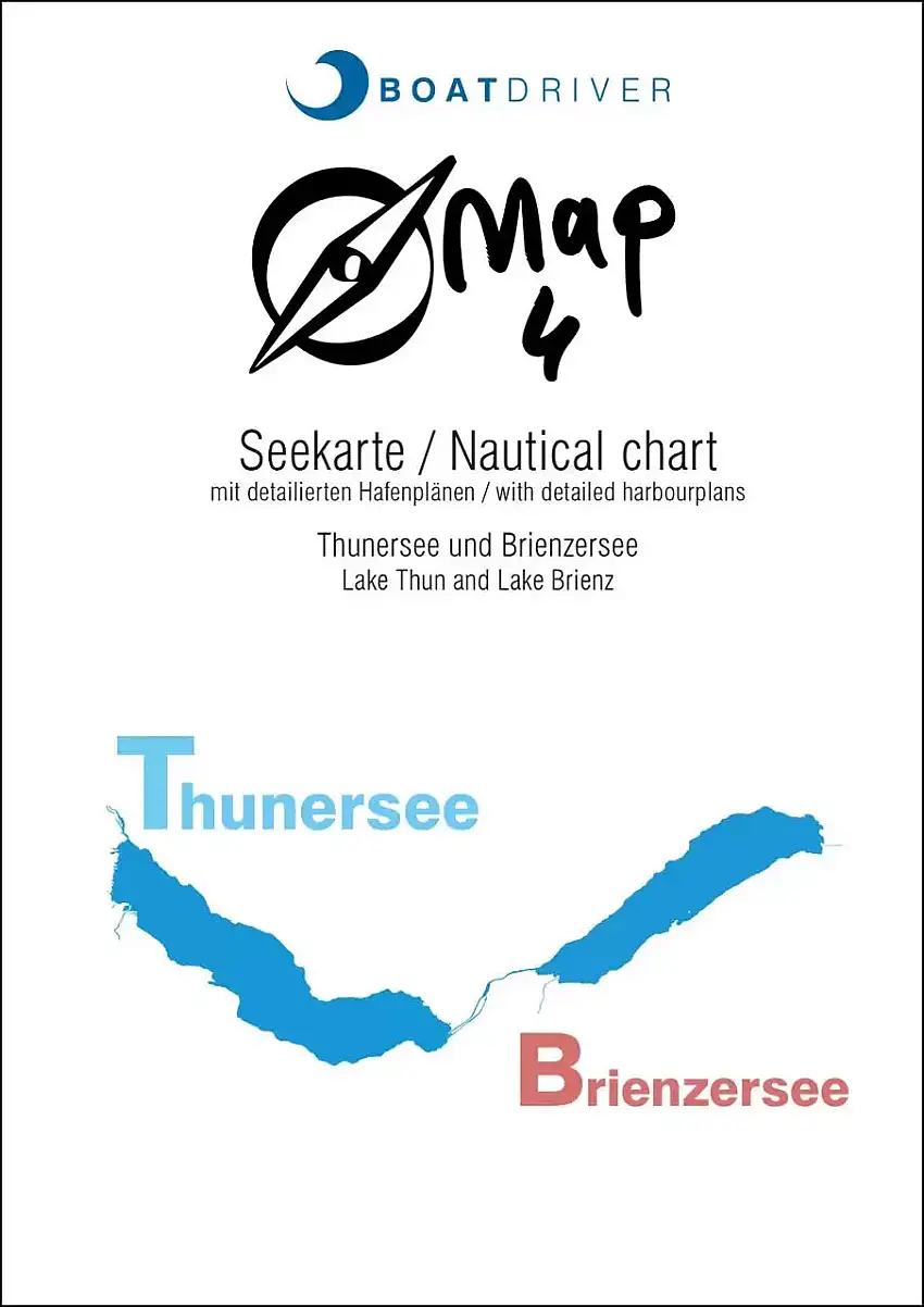 BOATDRIVER-Map-4 - Lago di Thun, Lago di Brienz