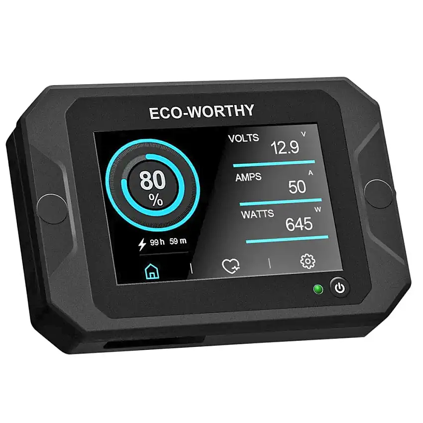 Monitor della batteria con display eco-compatibile